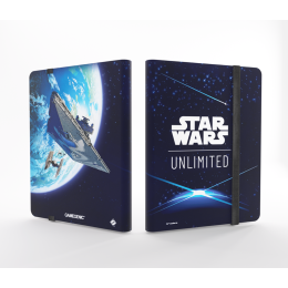 Star Wars Unlimited Zip Up Album 18 Pocket Black Blue | Accesorios | Gameria